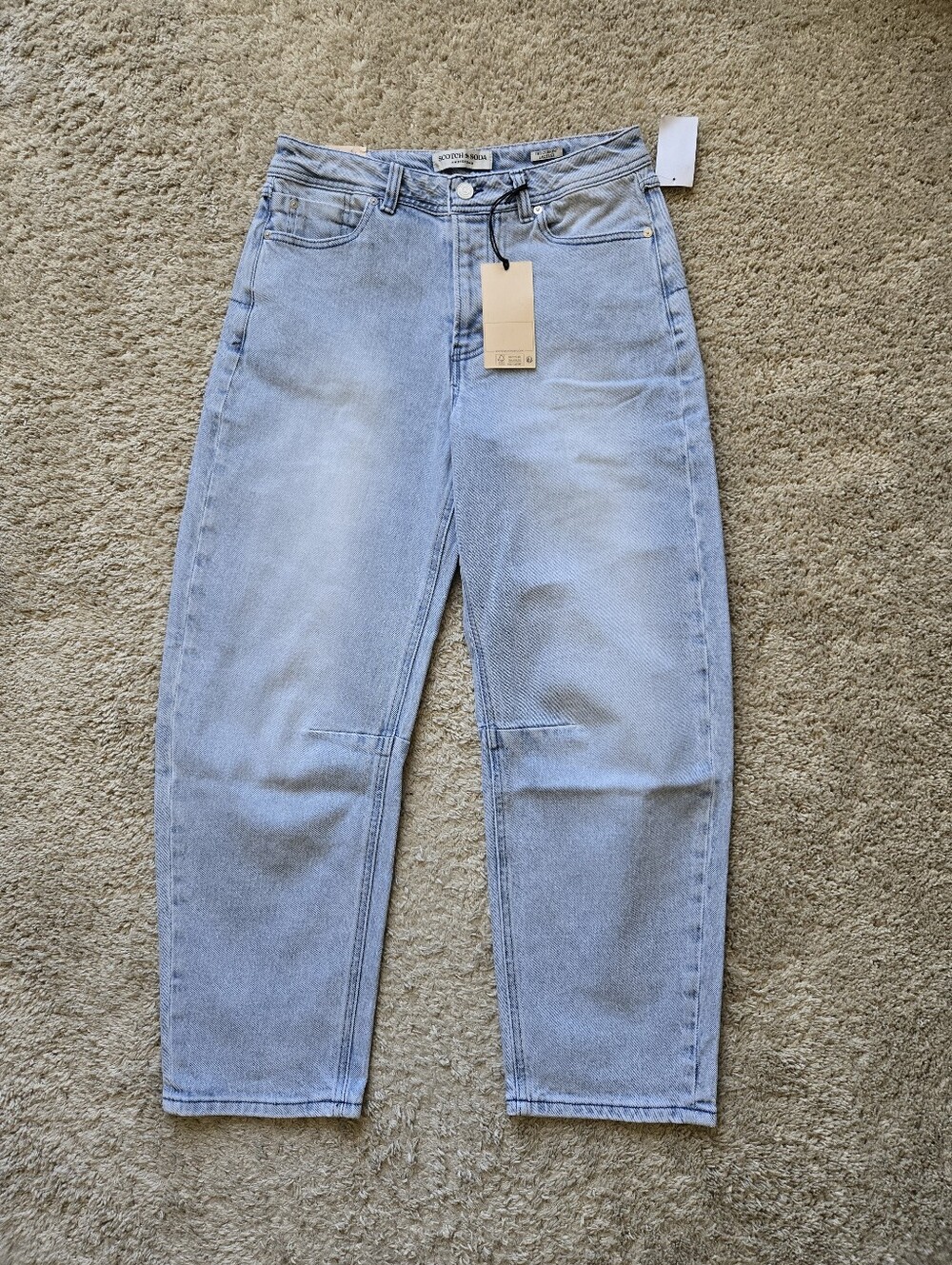 Scotch & Soda The Current Highest Rise Barrel Jeans Womens 4/27
